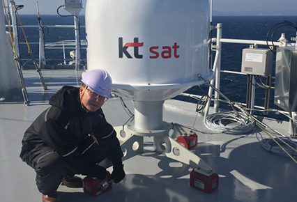 KT SAT succeeds in world's first Portable-MVSAT pilot service 